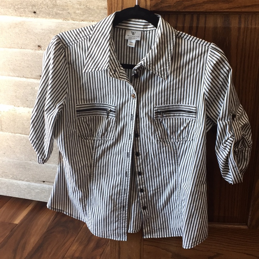 Worthington Petite Stretch Dress Shirt